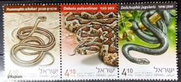 Israel 2017, Snakes, MNH Stamps Strip - Unused Stamps (with Tabs)