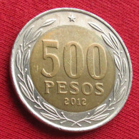 Chile 500 Pesos 2012 KM# 235 Lt 223 *VT Chili - Cile