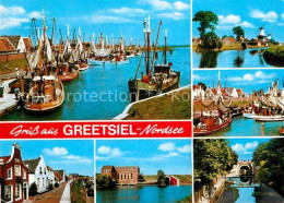 72624495 Greetsiel Segelboot Hafen  Krummhoern - Krummhörn