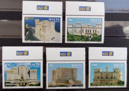 Malta 2006, Palaces And Towers, MNH Stamps Set - Malta