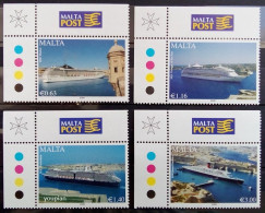 Malta 2008, Cruise Ships, MNH Stamps Set - Malte