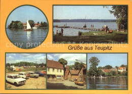 72547352 Teupitz Schloss Teupitzsee Badestelle Campingplatz Teilansicht Hafen Te - Teupitz