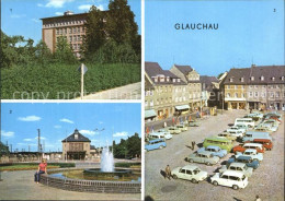 72547278 Glauchau Ingenieurschule Bahnhof Markt Brunnen Glauchau - Glauchau