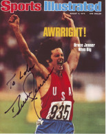 Bruce Jenner (20x25 Cm)  Original Dedicated Photo - Sportspeople