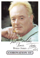 Bruce Jones (10x15 Cm)  Original Dedicated Photo - Acteurs & Comédiens