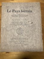 Le Pays Lorrain 1936 5 La Chasse En Lorraine Le Musée Historique Lorrain - Lorraine - Vosges