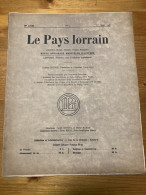 Le Pays Lorrain 1936 3 Chancelier Chaumont La Galaiziere Musée Historique Lorrain - Lorraine - Vosges