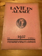 La Vie En Alsace 1937 5 Asphalt De LOBSANN Paul Welsh Bernard Zimmer - Lorraine - Vosges