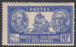 New Caledonia SG 173 1928 Definitives 2 F 25c Blue And Ultramarine MNH - Ungebraucht