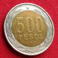 Chile 500 Pesos 2013 KM# 235 Lt 44 *V2T  Chili - Cile