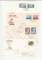 4 ICELAND 1960- 1983  FDCs   Fdc Cover Stamps - FDC