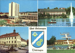 72545199 Bad Salzungen Leninplatz Kurhaus Burgsee Rathaus Markt Schwimmbad Bad S - Bad Salzungen