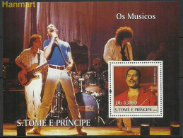 Sao Tome And Principe 2004 Mi Block491 MNH  (ZS6 STPbl491) - Chanteurs
