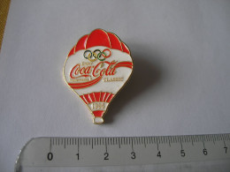 Montgolfière COCA COLA CLASSIC 1996 Anneaux Olympiques ATLANTA ? Modèle 2 - Coca-Cola