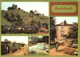 72544556 Radebeul Blick Zum Spitzhaus Turm Der Jugend Traditionsbahn Bilzbad Ind - Radebeul