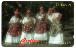 St. Lucia - Women Of St Lucia In Their National Wear - 96CSLA - Santa Lucía