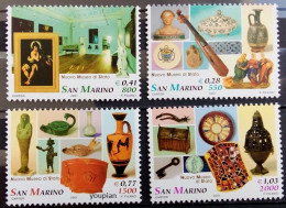 San Marino 2001, Inauguration Of The New State Museum, MNH Stamps Set - Unused Stamps