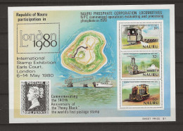 1980 MNH Nauru Mi Block 3 - Nauru