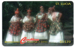 St. Lucia - Women Of St Lucia In Their National Wear - 201CSLB - Saint Lucia