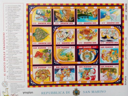 San Marino 2003, Christmas, MNH Unusual Sheetlet - Ungebraucht