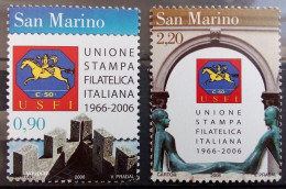 San Marino 2006, Italian Union Of Printing And Philately, MNH Stamps Set - Nuovi