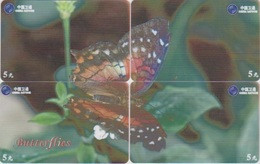 CHINA - BUTTERFLY-08 - SET OF 4 CARDS - Cina