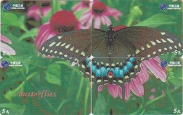 CHINA - BUTTERFLY-06 - SET OF 4 CARDS - China