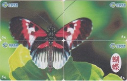 CHINA - BUTTERFLY-04 - SET OF 4 CARDS - Cina