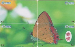 CHINA - BUTTERFLY-03 - SET OF 4 CARDS - China