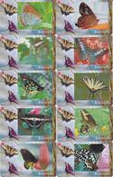 CHINA - BUTTERFLY-01 - SET OF 10 CARDS - Chine