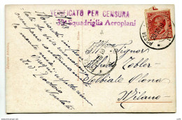 33° Squadriglia Aeroplani - Cartolina Illustrata - Storia Postale (Posta Aerea)