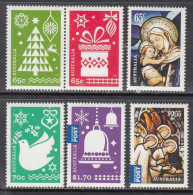 2014 Australia Christmas Noel Navidad Complete Set Of 6  MNH - Mint Stamps