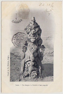 - CB53630CPA - LAOS - Dragon à L'entrée D'une Pagode - Carte Pionnière - Très Bon état - ASIE - Laos