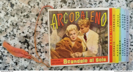 Bs111 Calendarietto Da Barbiere Arcobaleno Scandalo Al Sole 1962 Borgomanero - Sonstige & Ohne Zuordnung