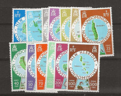 1977 MNH Nouvelles Hebrides French Mi 486-98 Postfris** - Unused Stamps