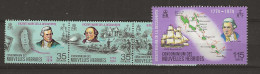 1974 MNH Nouvelles Hebrides French Mi 395-98 Postfris** - Unused Stamps