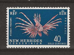 1965 MNH New Hebrides English Mi 214 Postfris** - Unused Stamps