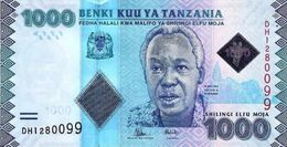 Tanzania 1000 Shillings ND (2015), UNC (P-41b, B-140b) - Tanzanie