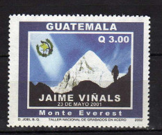 Guatemala - 2002 The 1st Anniversary Of Jaime Vinals' Ascent Of Everest. MNH** - Guatemala