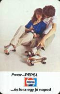 PEPSI * COLA * SOFT DRINK * SKATING SKATE * ROLLER SKATES SPORT * WOMAN GIRL * BUDAPEST * CALENDAR * ETV 1981 * Hungary - Petit Format : 1981-90