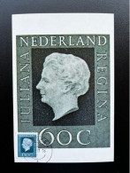 NETHERLANDS 60 CENT JULIANA REGINA MAXIMUM CARD NEDERLAND - Cartes-Maximum (CM)