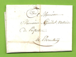 Jura -  Reclere Pour Porrentruy. FRANCHISE - ...-1845 Préphilatélie