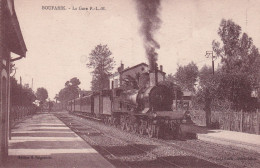 ALGÉRIE - BOUFARIK - LA GARE - AVEC TRAIN A VAPEUR - - Other & Unclassified