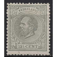 Niederlande 1872 König Willem III. 22 F Mit Falz - Unused Stamps