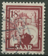 Saarland 1949 Keramik- Und Steingutindustrie 282 Gestempelt - Oblitérés