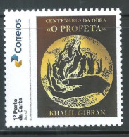 BRAZIL 2023 INSTITUTIONAL STAMP SELO INSTITUCIONAL SI 011 O PROFETA KHALIL GIBRAN LITERATURE BOOK - Personalisiert