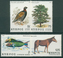 Zypern 1979 Flora Und Fauna: Maultier, Meerpfau, Zeder 504/07 Postfrisch - Unused Stamps