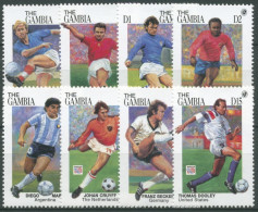 Gambia 1994 Fußball-WM In Den USA Spieler 1954/61 Postfrisch - Gambie (1965-...)