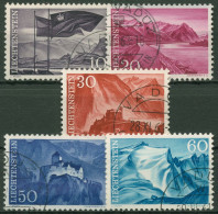 Liechtenstein 1959 Landschaften Schlösser 381/85 Gestempelt - Used Stamps