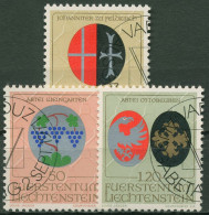 Liechtenstein 1971 Wappen Geistlicher Patronatsherren 548/50 Gestempelt - Gebruikt